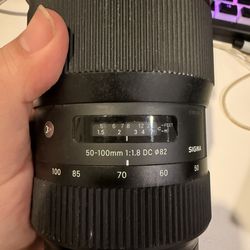 Sigma 50-100m lens