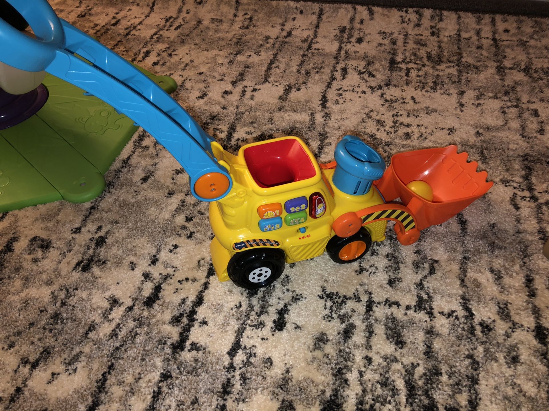 Dump Truck Ball POP Musical Push Toy