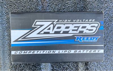 Team Associated Reedy Zappers HV 4800 mAH 2S Low Profile Shorty 100C LiPo Battery (7.6V/4800mAh) w/5mm Bullets