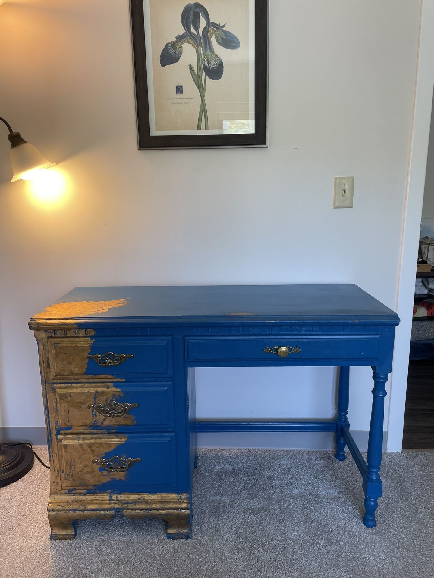 Painted Wooden Desk