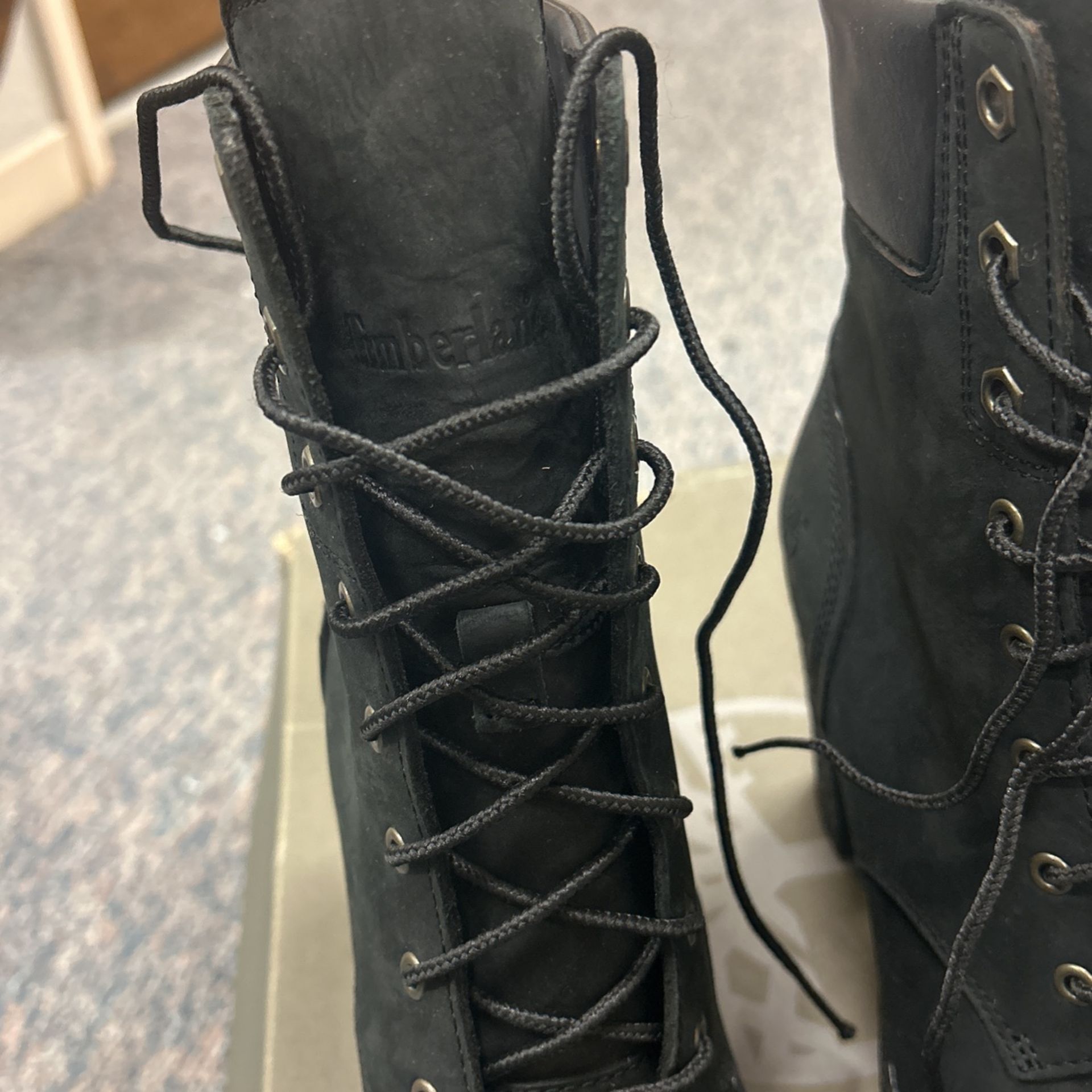 Black Timberland Woman Boots