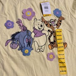 Crochet Disney Tee Winnie The Pooh