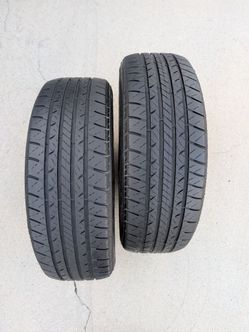 185-60-15 PAIR OF TIRES USED