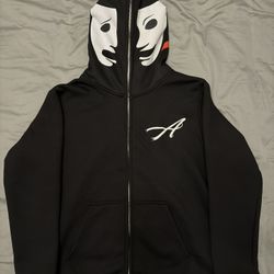 Asaali Laugh Now Cry Later Black Hoodie