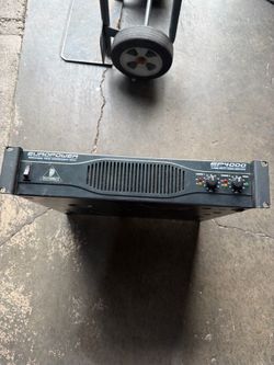 Behringer Europower Ep4000 Professional 4,000-Watt Stereo Power Amplifier