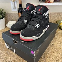 Nike Jordan 4 Retro 2019 Bred Size 9.5 Men’s