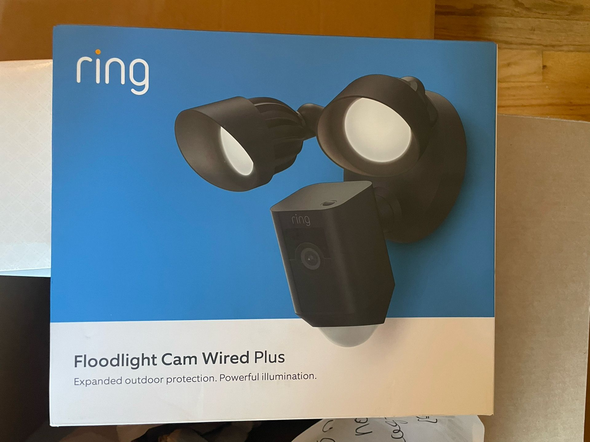 Ring Floodlight Cam Wired Plus - New In Box!