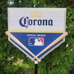 30" CORONA BASEBALL 2-SIDED SIGN 