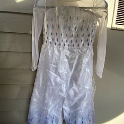 Disney Frozen 2 Elsa Snow Queen Costume Perfect For Halloween, Dress Up – Size 8 ❄️
