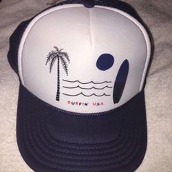 Rip Curl Surfin’USA Snapback Cap Hat Mesh Foam Trucker New