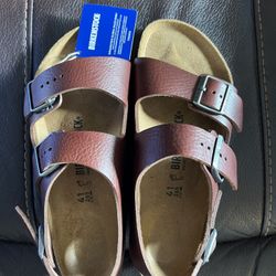 Birkenstock Milano BS Vintage Wood Roast Brand New In Box