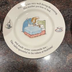 3 Piece Wedgewood Peter Rabbit