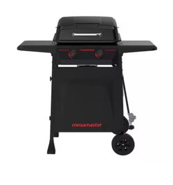 2-Burner Propane Gas Grill in Black