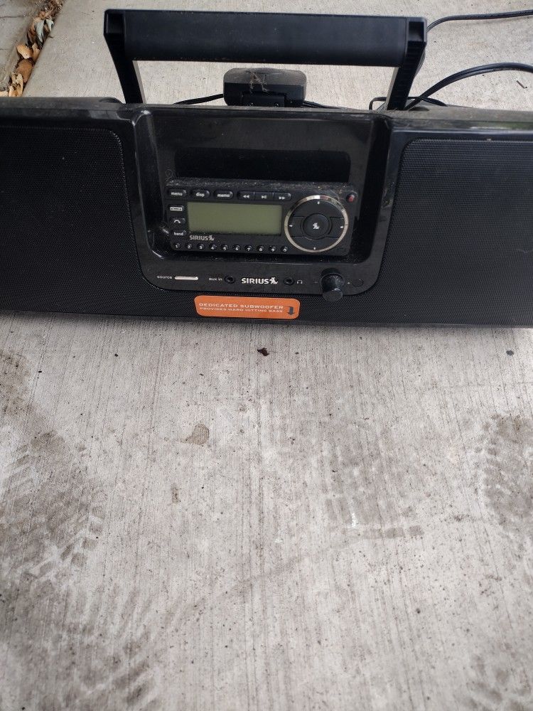 Sirius XM Portable Speaker Dock