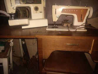 Singer Model 237 And Kenmore 10 Stitch Sewing Machines 150 For Both