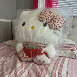 Giant Hello Kitty Strawberry Plush 