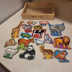 Melissa & Doug Animal Magnets 