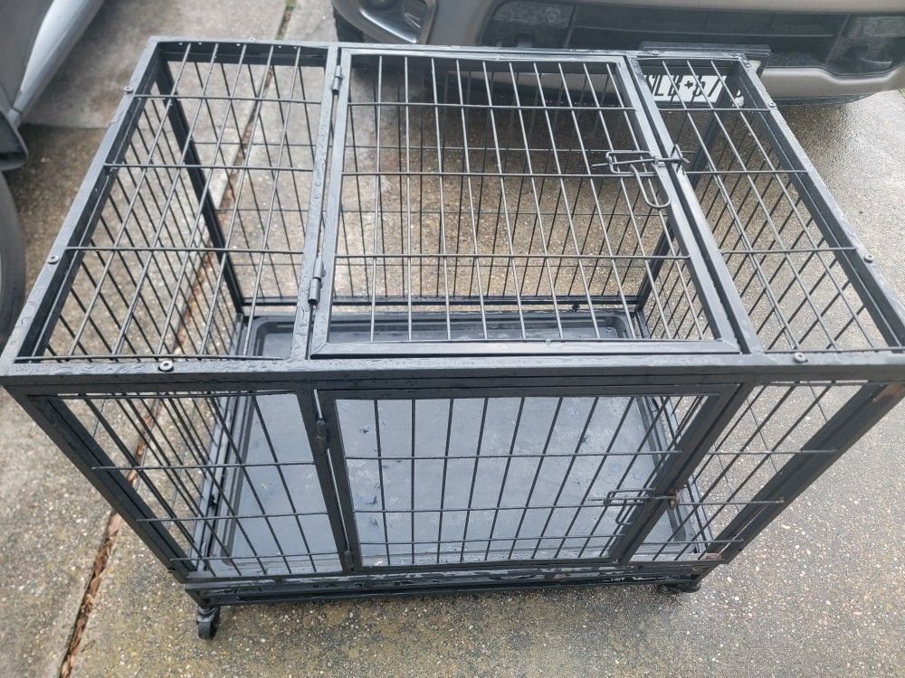 Dog Crate With Wheels