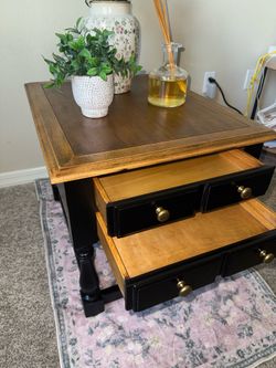 Drexel Solid Wood Side Table – Fully Refinished