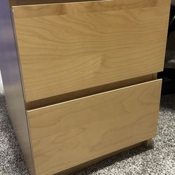 IKEA night stands with glass top