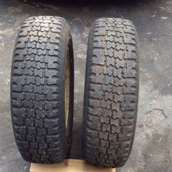 2 Snow King P225/75 R15 Studded Winter Tires