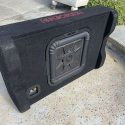 Kicker Downfire Subwoofer With Box 