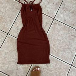 Brown Dress Size S