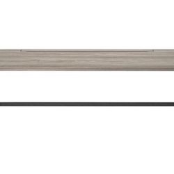 Ameriwood Parkside Computer Desk in Light Brown Oak