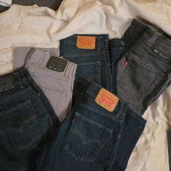 5 Pairs Levis Boys 14 & 16
