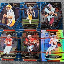 Select NFL Quarterback Draft Picks 2022 - 6 CARD LOT 