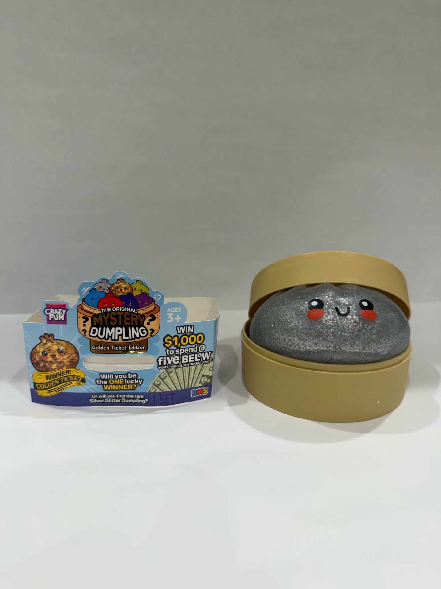RMS Authentic Viral Glitter Dumpling Silver