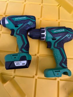 Hitachi 12V Drill and Driver plus one battery