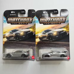 Matchbox the Movie 2020 Nissan GT-R Nismo Gray Lot of 2