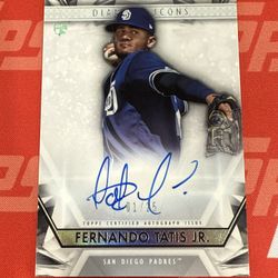 2019 TOPPS DIAMOND ICONS FERNANDO TATIS JR. 01/25 ROOKIE CARD AUTO 🔥