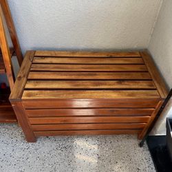 IKEA Applaro Wooden Storage Box Patio Furniture