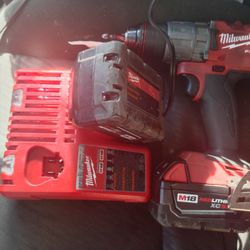 Milwaukee Impact Driver With 2 Batteries And A Charger For Just 140