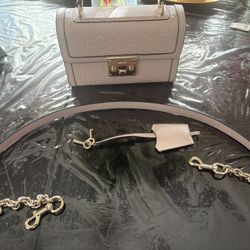 Gucci Guccissima Shoulder Bag White Small