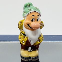 Disney Arribas Brothers Mini  Bashful Jeweled Swarovski Figurine 