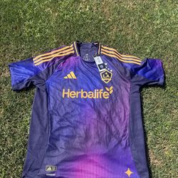 adidas Men’s LA Galaxy 2025 Navy Away Authentic Jersey