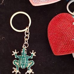 Frog shaped keychain.