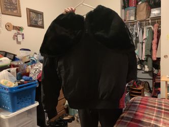 Calvin clean jeans extra large black jacket