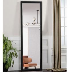 16x51 Black Full Length Wall Mirror