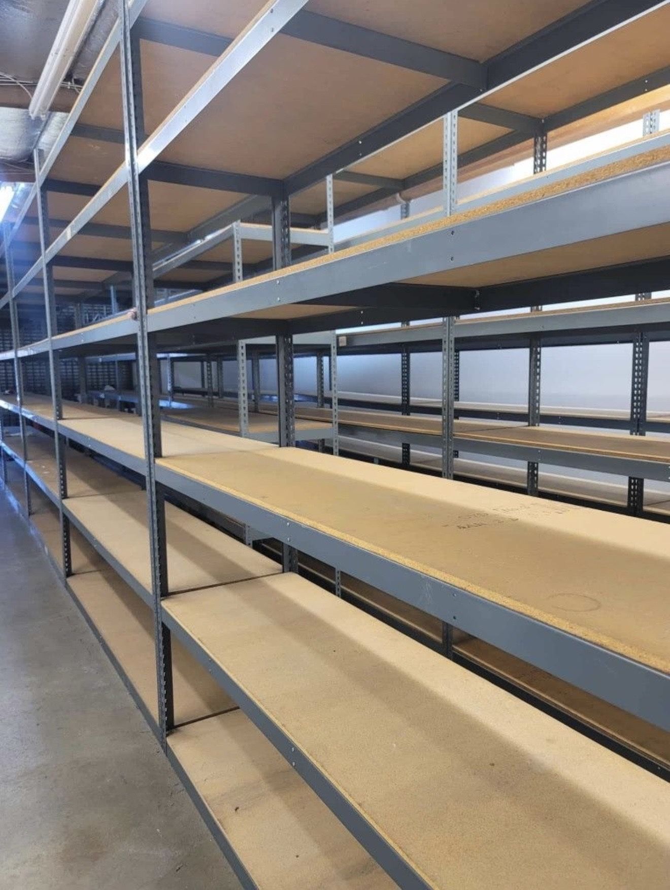 96 in W x 24 in D Steel Boltless Storage Rack Shelving Stronger Than Homedepot Lowes And Costco Delivery Available