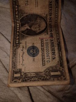1935A $1 Silver Certificate "LOW SN"