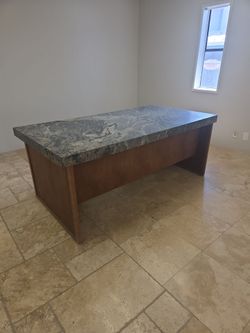 Marble top desk