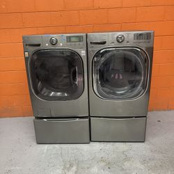 Washer Dryer Set Gas High Capacity Big Load 