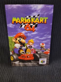 N64 Mario Kart 64 Instruction Booklet