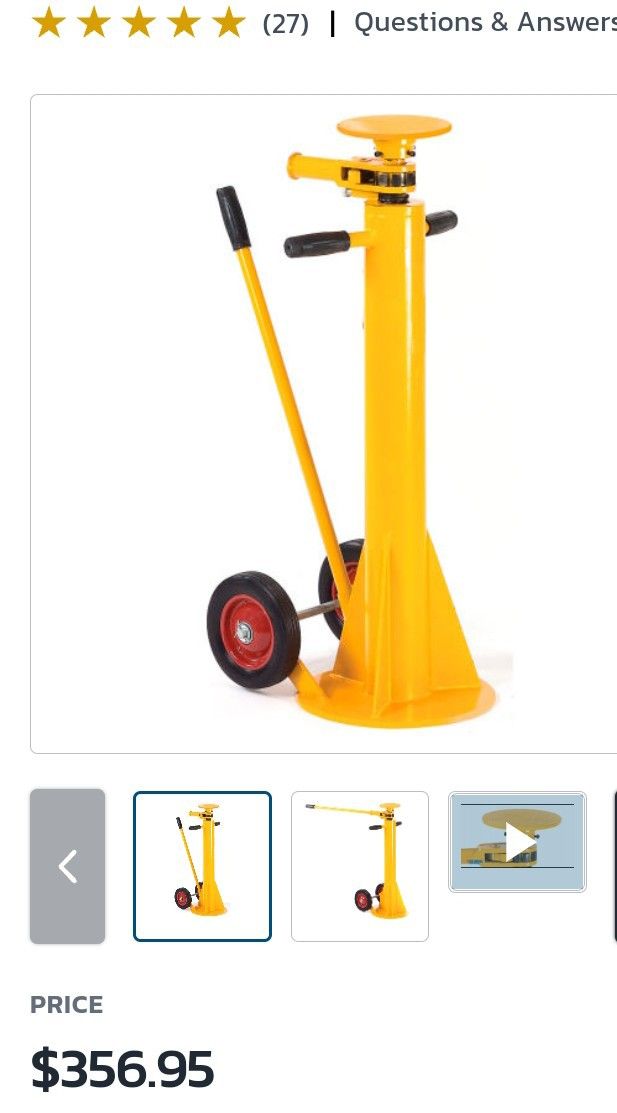 2 New Standard Duty Trailer Jack's