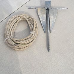 Boat Anchor & Rope