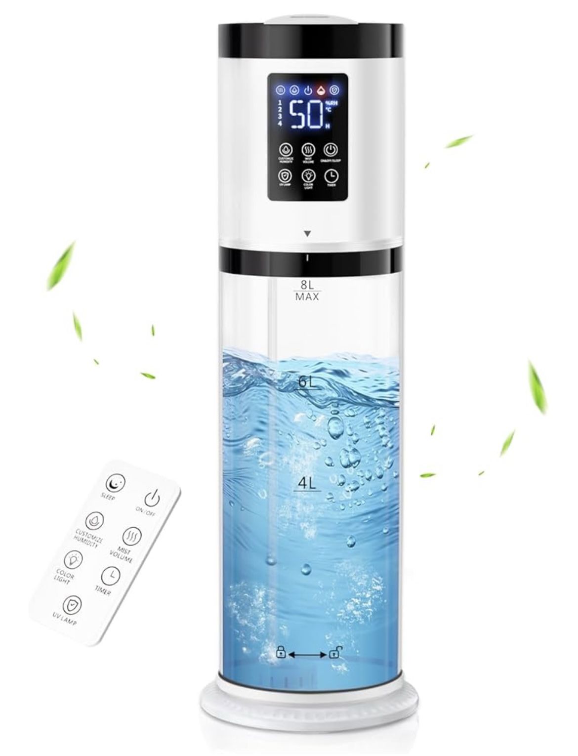 Cool Mist Humidifier 8L Large Capacity Any Room